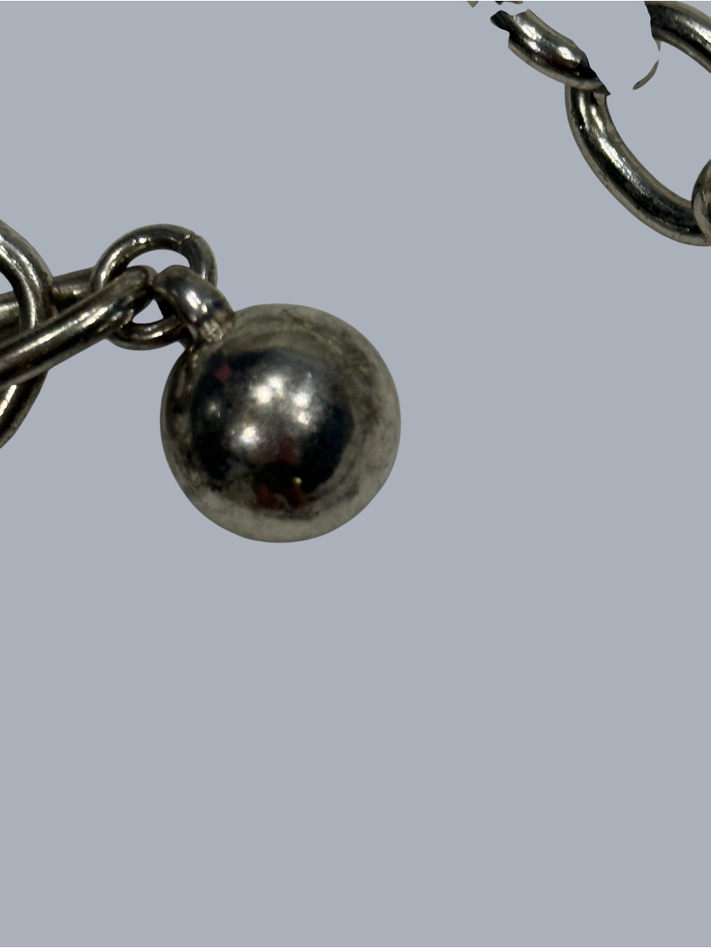 Women’s Belt Hammered Silver & Gold Tone Adjustable Chain 50 in by Chicos - Picture 7 of 10